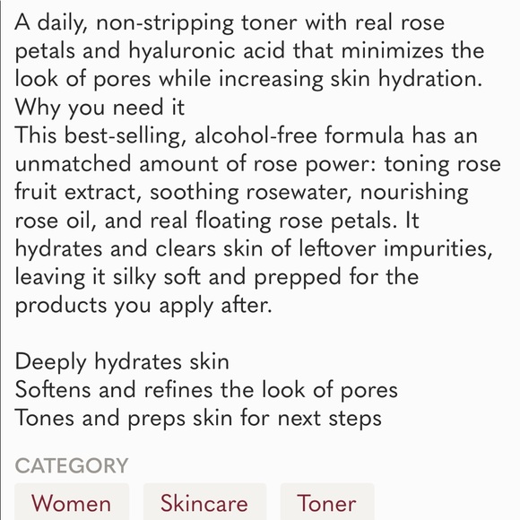 FRESH / Rose deep hydration facial toner - Picture 5 of 8